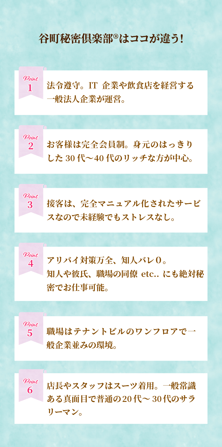 選ばれるポイント